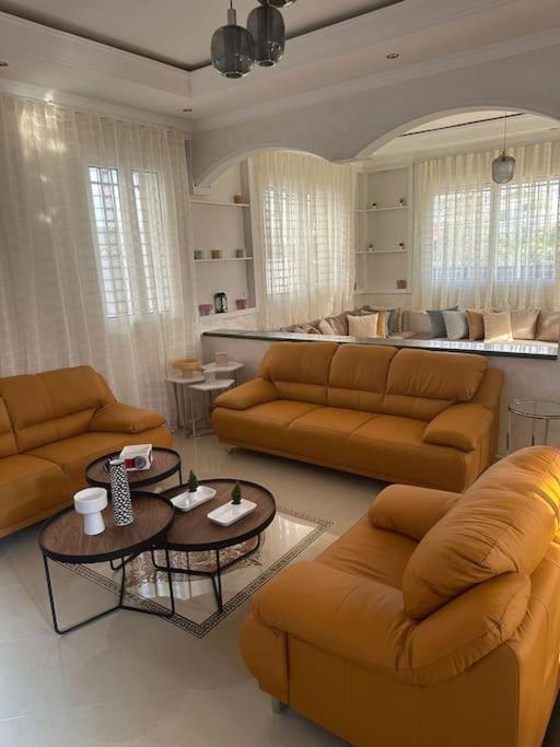 Villa Parfum D'Agadir - Piscine Privee - Spacieuse Et Concfortable - Parking - Vue Mer - Ambiance Familliale Dış mekan fotoğraf