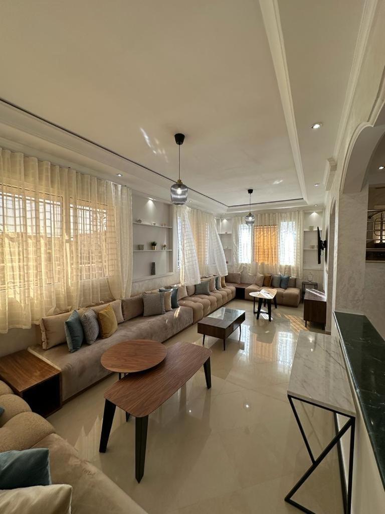 Villa Parfum D'Agadir - Piscine Privee - Spacieuse Et Concfortable - Parking - Vue Mer - Ambiance Familliale Dış mekan fotoğraf